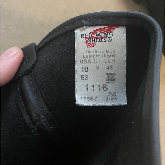 Rare Redwing 1116 Pecos Boots. Size 10 - Picture 3 of 3